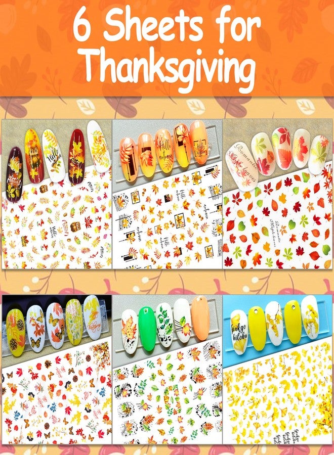 TailaiMei 24 Sheet All Holidays Nail Art Stickers, Christmas Valentine's Day Mixed Seasons Variety Pack for Halloween Fall Nail Decals, Self-Adhesive Design Thanksgiving Nail Decorations (Classical) - Image 2